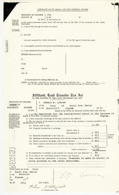 Indenture between the Incorporated Synod of the Diocese of Algoma and the rectors and wadens of St. Matthew's Church