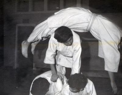 Photographs of Moose Factory Residential School judo club