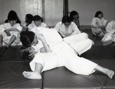 Photographs of Moose Factory Residential School judo club