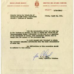 Shingwauk Indian Residential School general administration files