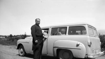 Photograph of Fr. Bernard Mayhew, S.J. at Garden River