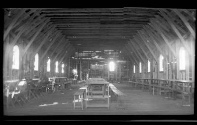 Photograph of the interior of a church in Garden River
