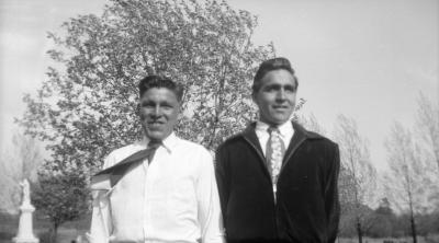 Photograph of Allan McGregor and John Pelletier