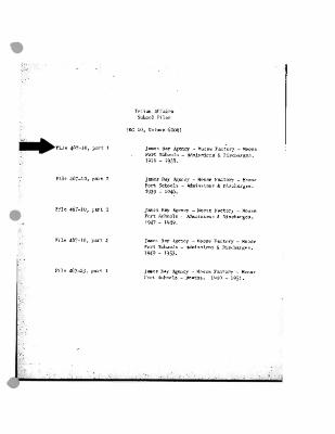 Moose Factory admission and discharge records