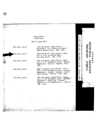 Moose Factory quarterly returns (part 4 of 4)