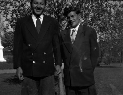 Photograph of Cecil King and Gilbert Whiteduck