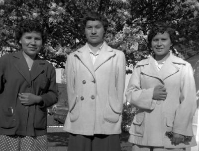 Photograph of Jane Trudeau, Julia Ann Trudeau, and Delma Cooper
