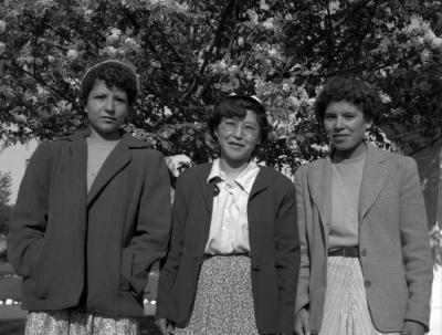 Photograph of Shirley Cooco, Rita Jocko and Joyce Solomon