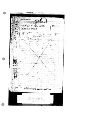 Sioux Lookout Residential School quarterly returns (part 1 of 6)