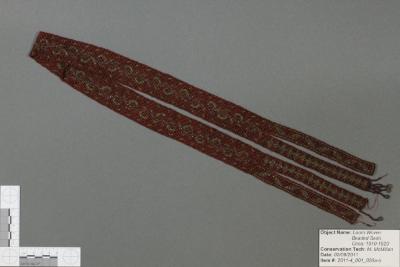Red and gold sash