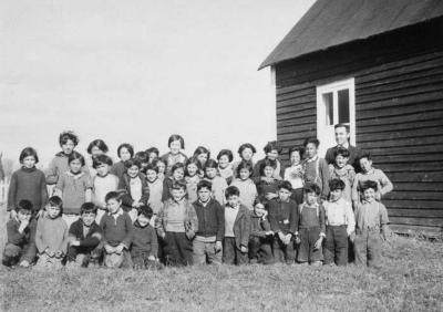 Photograph of a student group with staff