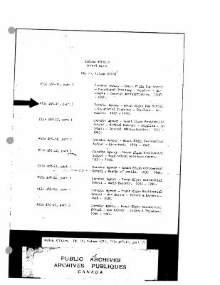 Mount Elgin Day School vocational training and accounts records