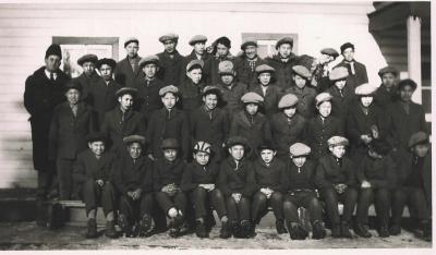 Photographs of students and staff at Ermineskin Indian Residential School