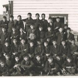 Photographs of students at Ermineskin Indian Residential School