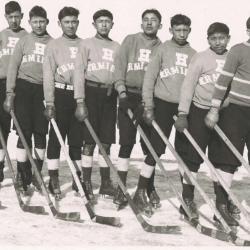 Photographs of students and staff at Ermineskin Indian Residential School
