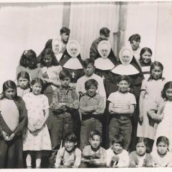 Photographs of students at Ermineskin Indian Residential School