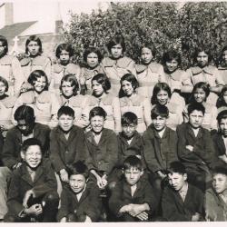 Photographs of students at Ermineskin Indian Residential School