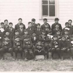 Photographs of students at Ermineskin Indian Residential School