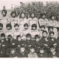Photographs of students at Ermineskin Indian Residential School