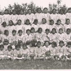 Photographs of students at Ermineskin Indian Residential School