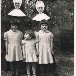 Photographs of students and staff at Ermineskin Indian Residential School