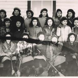 Photographs of students and staff at Ermineskin Indian Residential School