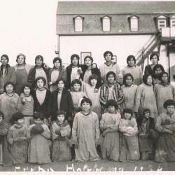 Photographs of students and staff at Ermineskin Indian Residential School