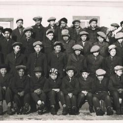 Photographs of students and staff at Ermineskin Indian Residential School