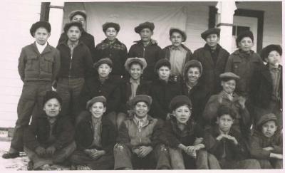 Photograph of a group of boys