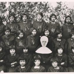 Photographs of students at Ermineskin Indian Residential School