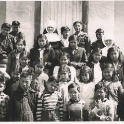 Photographs of students at Ermineskin Indian Residential School