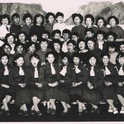 Photographs students at Ermineskin Indian Residential School