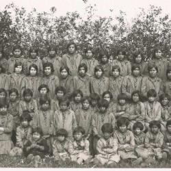 Photographs of students at Ermineskin Indian Residential School