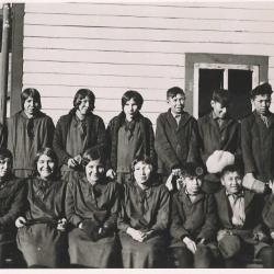 Photographs of students at Ermineskin Indian Residential School