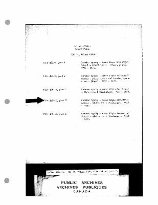 Mount Elgin Industrial School admissions and discharges records