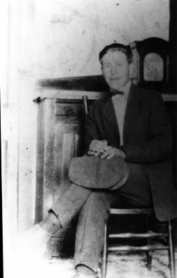 Photograph of a man at Wikwemikong