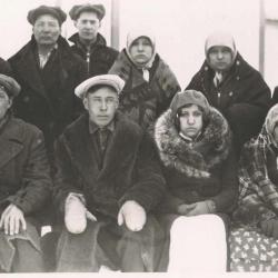 Photographs of students and community members in Hobbema