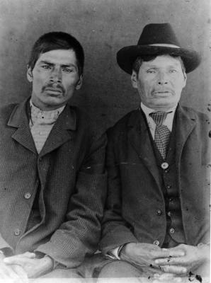 Photograph of two unidentified men