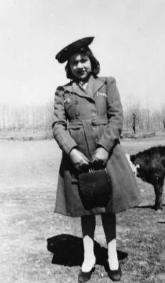 Photograph of a girl outside