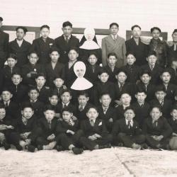 Photographs of students at Ermineskin Indian Residential School