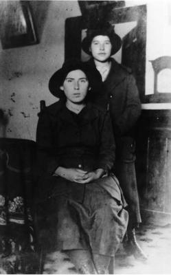Photograph of two young girls