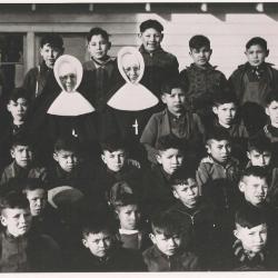 Photographs of students at Ermineskin Indian Residential School