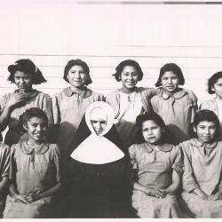 Photographs of students at Ermineskin Indian Residential School