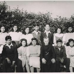 Photographs of students at Ermineskin Indian Residential School