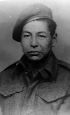Photograph of an unidentified man in uniform