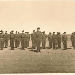 Photograph of students and cadets in Hobbema