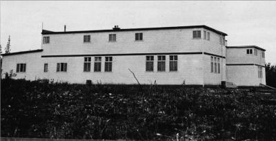 Photograph of All Saints Residential School in Aklavik, N.W.T.