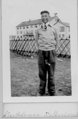 Photographs of students at Bishop Horden Hall Indian Residential School