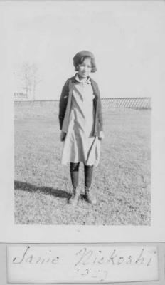 Photographs of students at Bishop Horden Hall Indian Residential School