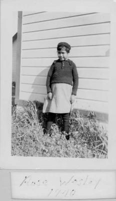 Photographs of students at Bishop Horden Hall Indian Residential School